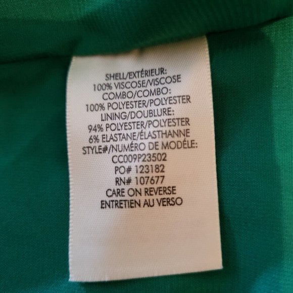 UNWORN Alice + Olivia Floral Green Midi Dress - Picture 10 of 10